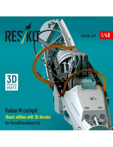 Rafale M cockpit (Basic edition with 3D decals) for Revell/Academy ...