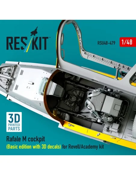 [NO_DESC] Rafale M cockpit (Basic edition with 3D decals) for Revel...