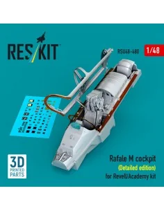 Rafale M cockpit (Detailed edition) for Revell/Academy kit (3D prin...