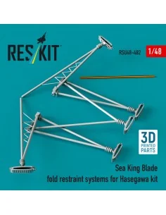 Sea King blade fold restraint systems for Hasegawa kit (3D Printed)...