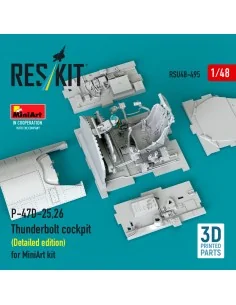 P-47D-25, 26 Thunderbolt cockpit (Detailed edition) for MiniArt kit... 2