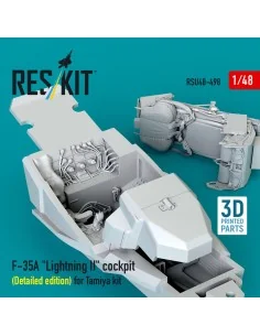 F-35A Lightning II cockpit (Detailed edition) for Tamiya kit (3D Pr... 2