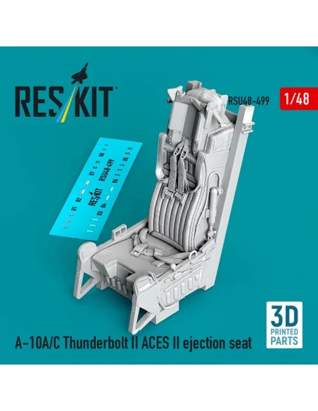 A-10A/C Thunderbolt II ACES II ejection seat (3D Printed), 1/48 - R...