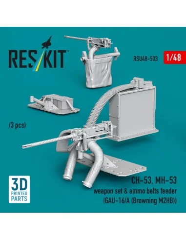 CH-53, MH-53 weapon set & ammo belts feeder (GAU-16/A (Browning M3)...