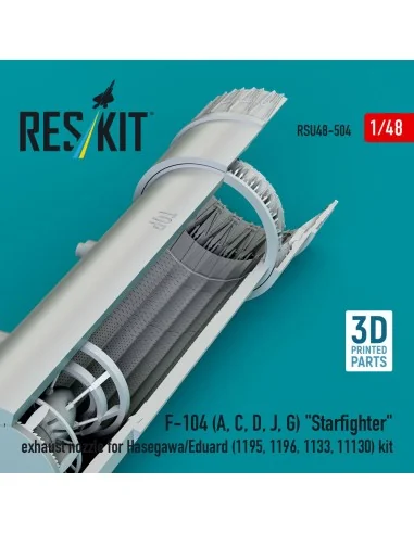 F-104 (A, C, D, J, G) Starfighter exhaust nozzle for Hasegawa/Eduar...