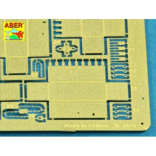 Anti-Aircraft Gun ARMOUR for Flak 36/37, 1/48 - Aber Models 48050