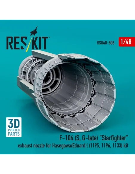 F-104 (S, G-late) Starfighter exhaust nozzle for Hasegawa/Eduard (1...