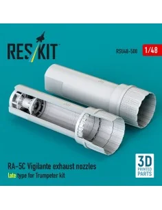 RA-5C Vigilante exhaust nozzles late type for Trumpeter kit (3D Pri...