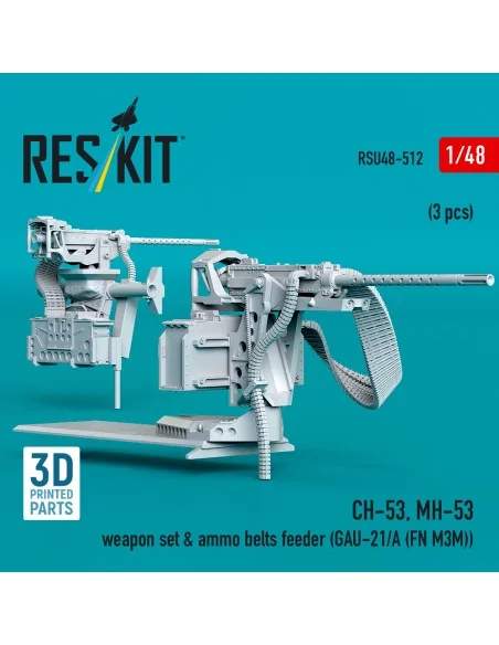 CH-53, MH-53 weapon set & ammo belts feeder (GAU-21/A (FN M3M)) (3 ...