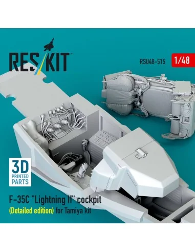 F-35C Lightning II cockpit (Detailed edition) for Tamiya kit (3D Pr...