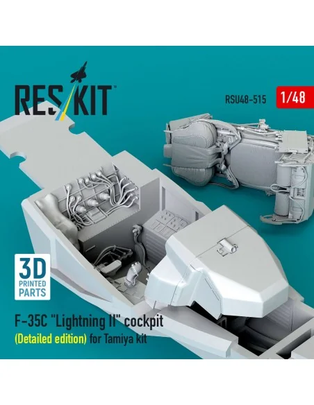 [NO_DESC] F-35C Lightning II cockpit (Detailed edition) for Tamiya ...