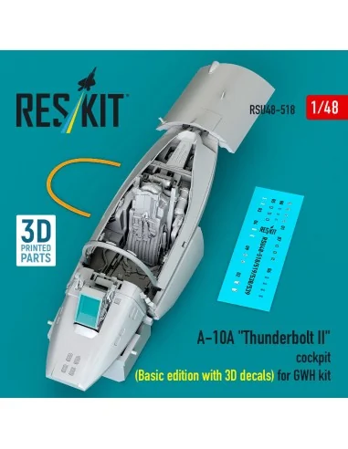 A-10A Thunderbolt II cockpit (Basic edition with 3D decals) for GWH...