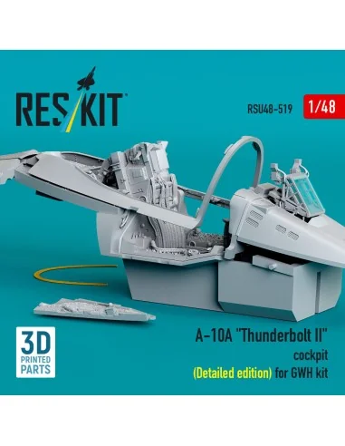 A-10A Thunderbolt II cockpit (Detailed edition) for GWH kit (3D Pri...