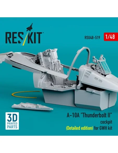 A-10A Thunderbolt II cockpit (Detailed edition) for GWH kit (3D Pri...