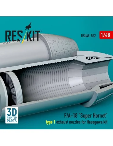 [NO_DESC] F/A-18 Super Hornet type 1 exhaust nozzles for Hasegawa k...