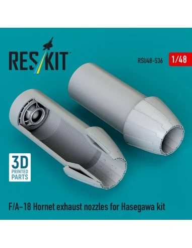 [NO_DESC] F/A-18 Hornet exhaust nozzles for Hasegawa kit (3D Printe...