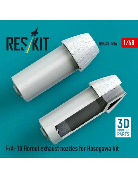 [NO_DESC] F/A-18 Hornet exhaust nozzles for Hasegawa kit (3D Printe...