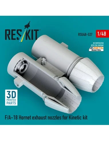[NO_DESC] F/A-18 Hornet exhaust nozzles for Kinetic kit (3D Printed...