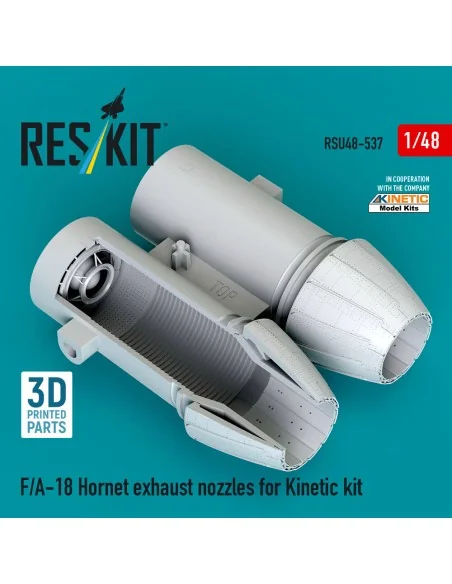 F/A-18 Hornet exhaust nozzles for Kinetic kit (3D Printed), 1/48 - ...