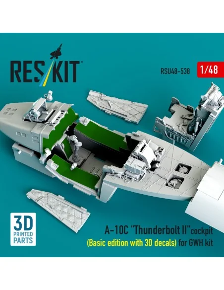 A-10C Thunderbolt II cockpit (Basic edition with 3D decals) for GWH...