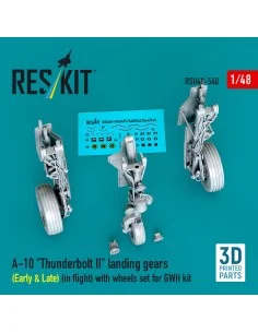 A-10 Thunderbolt II landing gears (Early & Late) (in flight) with w... 2