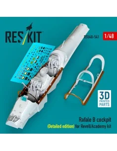 Rafale B cockpit cockpit (Detailed edition) for Revell/Academy kit ...