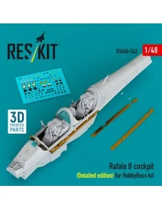 Rafale B cockpit (Detailed edition) for HobbyBoss kit (3D Printed),...