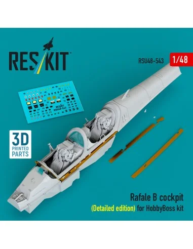 Rafale B cockpit (Detailed edition) for HobbyBoss kit (3D Printed),...