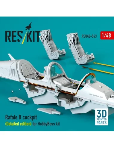 Rafale B cockpit (Detailed edition) for HobbyBoss kit (3D Printed),...