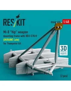 Mi-8 Hip weapon mounting frame with BD3-57KrV for Trumpeter kit (UK... 2