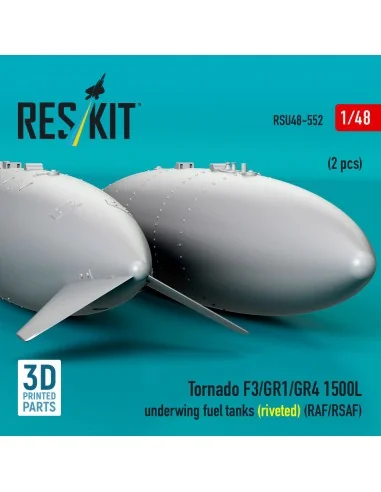 Tornado F3/GR1/GR4 1500L underwing fuel tanks (riveted) (RAF/RSAF) ...