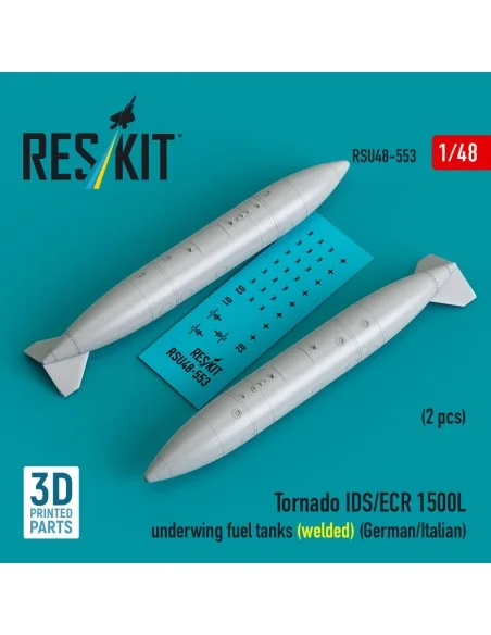 Tornado IDS/ECR 1500L underwing fuel tanks (welded) (German AF / It...