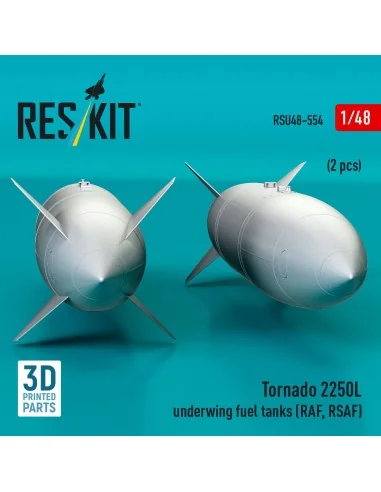 Tornado 2250L underwing fuel tanks (RAF, RSAF) (2 pcs) (3D Printed)...