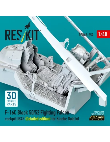 F-16C Block 50/52 Fighting Falcon cockpit USAF (Detailed edition) (...