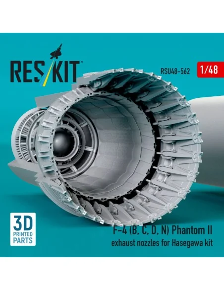 [NO_DESC] F-4 (B, C, D, N) Phantom II exhaust nozzles for Hasegawa ...