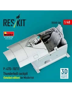 P-47D-10/11 Thunderbolt cockpit (Detailed edition) for MiniArt kit ...