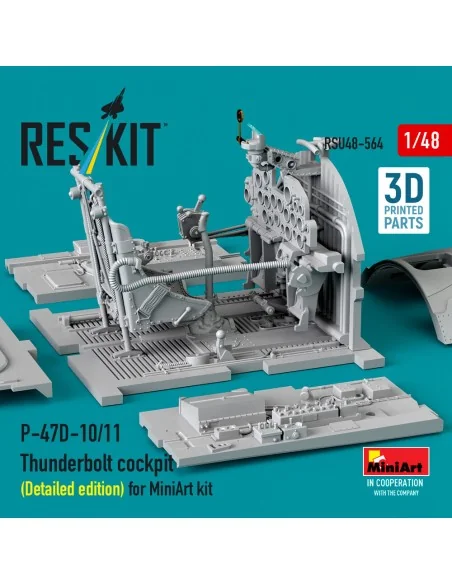[NO_DESC] P-47D-10/11 Thunderbolt cockpit (Detailed edition) for Mi...