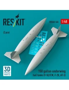 150 gallon underwing fuel tanks (2 pcs) (F-5E/F/N, F-20, AT-3) (3D ...