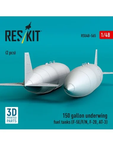 150 gallon underwing fuel tanks (2 pcs) (F-5E/F/N, F-20, AT-3) (3D ...