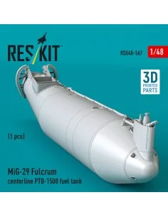 MiG-29 Fulcrum centerline PTB-1500 fuel tank (1 pcs) (3D Printed), ... 2