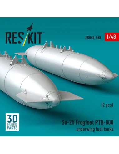 Su-25 Frogfoot PTB-800 underwing fuel tanks (2 pcs) (3D Printed), 1...