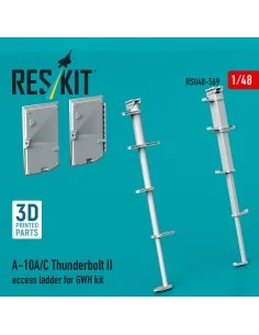 A-10A/C Thunderbolt II access ladder for GWH kit (3D Printed), 1/48...