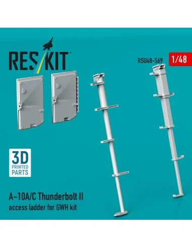 A-10A/C Thunderbolt II access ladder for GWH kit (3D Printed), 1/48...