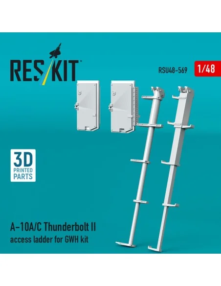 A-10A/C Thunderbolt II access ladder for GWH kit (3D Printed), 1/48...