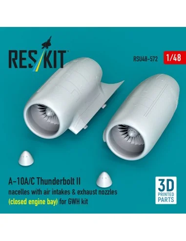 A-10A/C Thunderbolt II nacelles with air intakes & exhaust nozzles ...