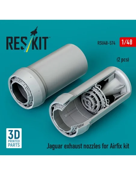 Jaguar exhaust nozzles for Airfix kit (3D Printed), 1/48 - ResKit M...