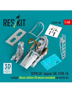 SEPECAT Jaguar GR.1/GR.1A cockpit (Basic edition 3D decals included...