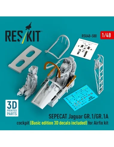 SEPECAT Jaguar GR.1/GR.1A cockpit (Basic edition 3D decals included...