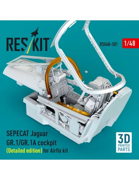 SEPECAT Jaguar GR.1/GR.1A cockpit (Detailed edition) (3D Printed) f...