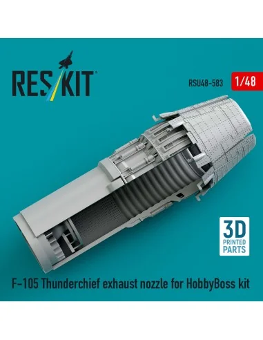 F-105 Thunderchief exhaust nozzle for HobbyBoss kit (3D Printed), 1...